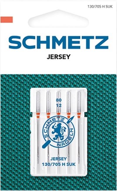 AGUJA SCHMETZ PUNTA DE BOLA 130/705SUK Nº 80 - GENEROS FINOS